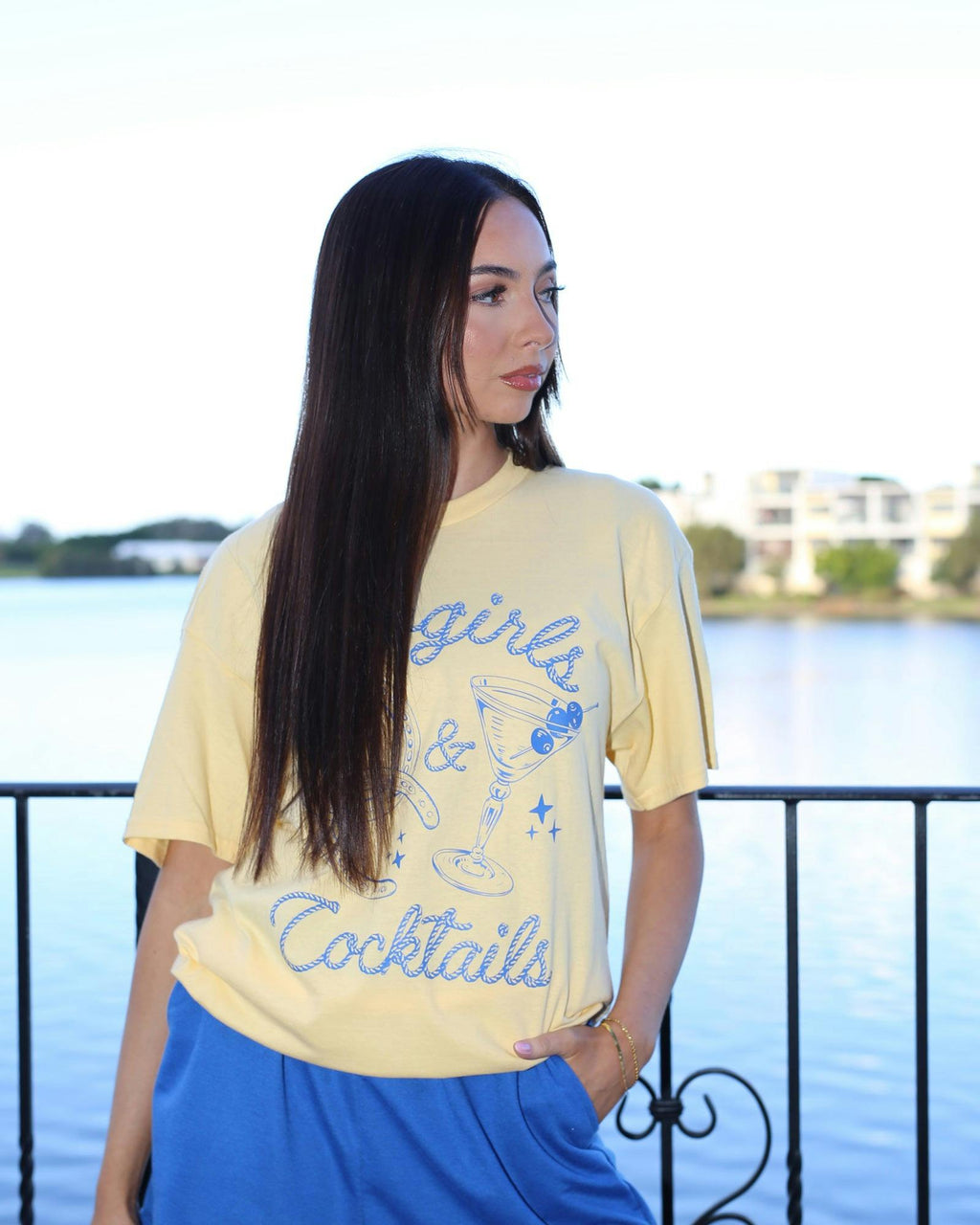 Cowgirls & Cocktails Tee