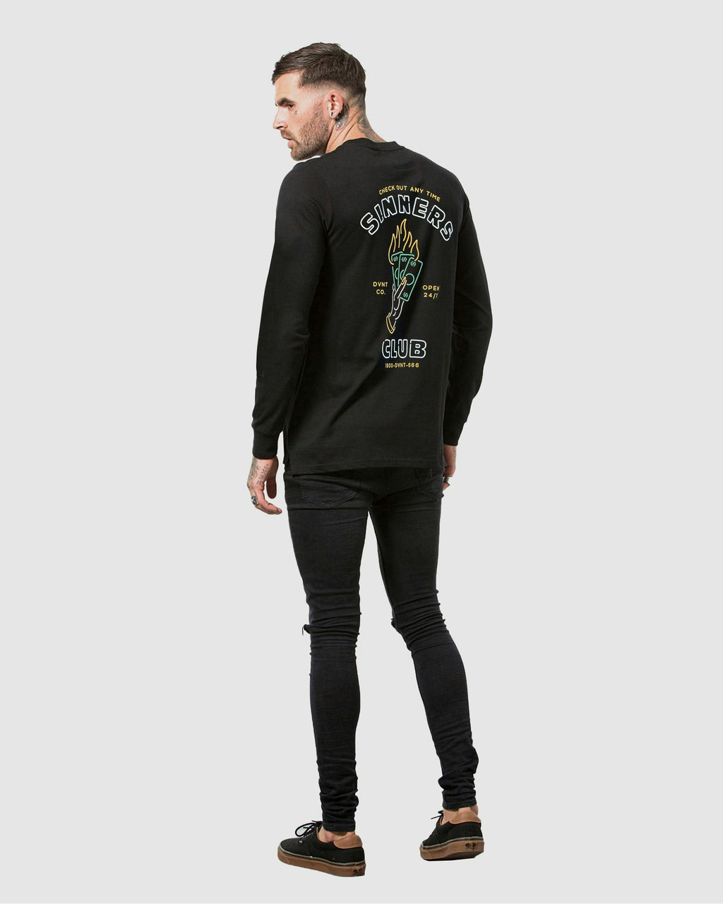 Sinners Club Long Sleeve Tee