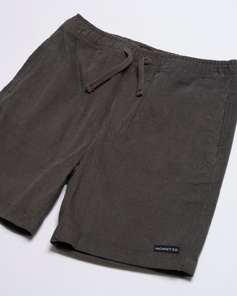 Cord Elastic Waist Stretch Short - Youth