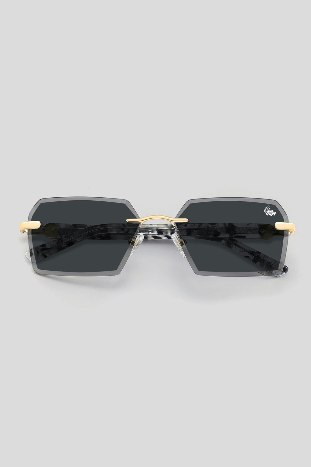 Kennedy White Marble Gold | Black