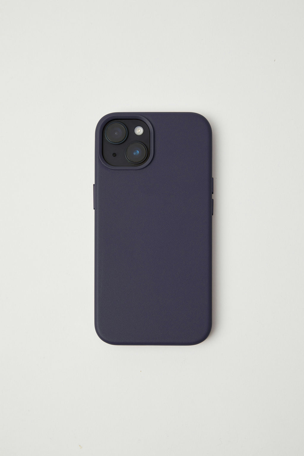 Vegan Leather iPhone 14 Case | Midnight
