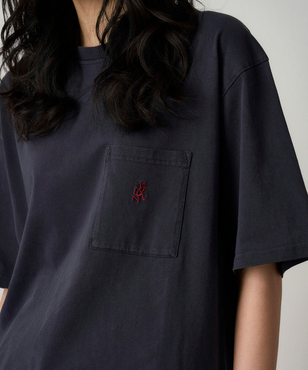 Gramicci One Point Pocket Tee in Navy Pigment