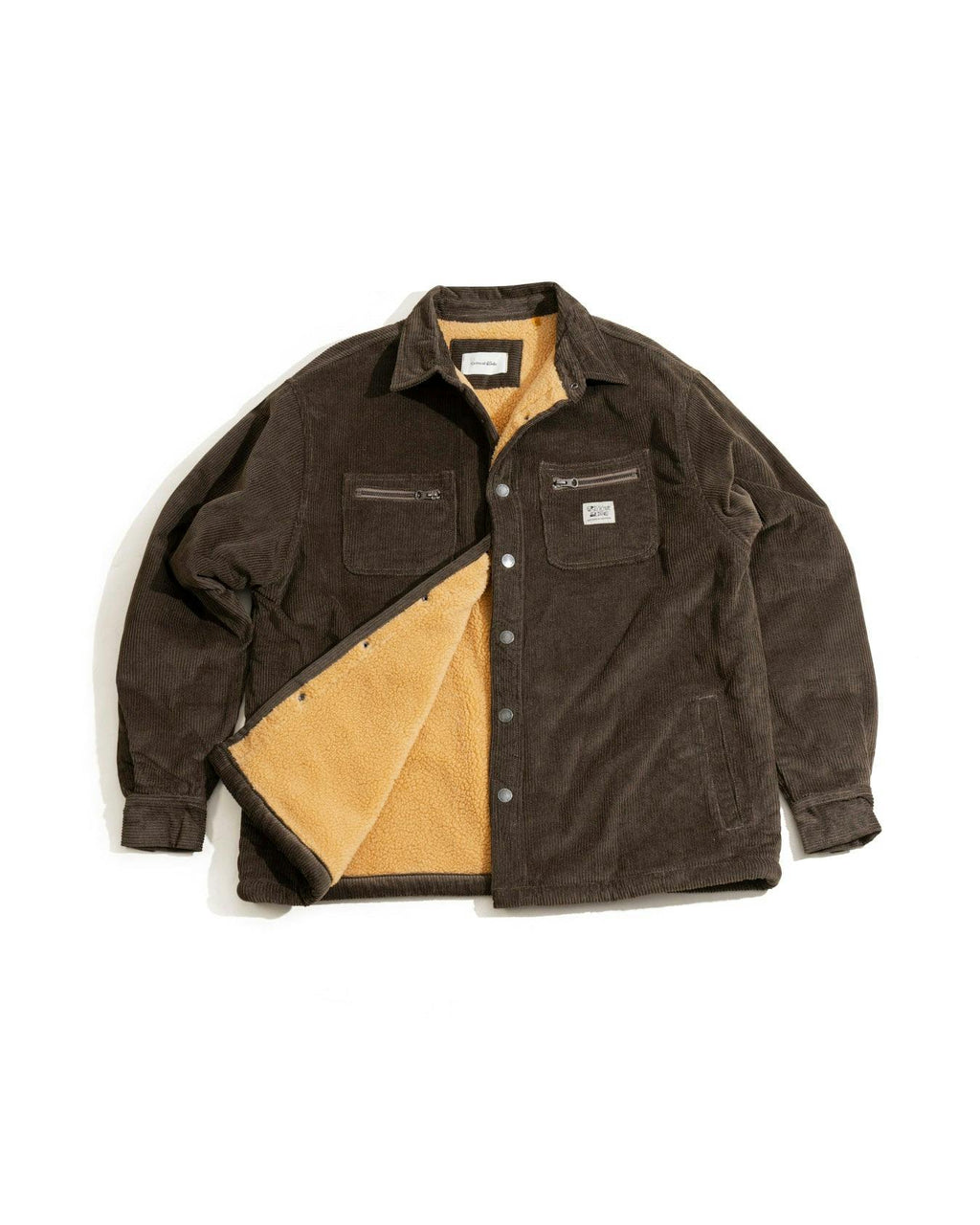 Zipped Cord Overshirt - Phantom